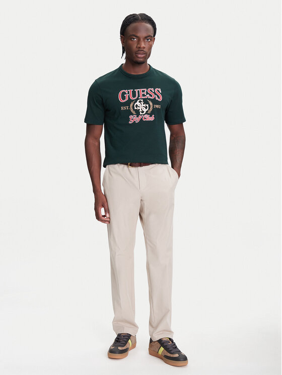 Guess Guess T-shirt M5YI22 K8FQ4 Verde Regular Fit