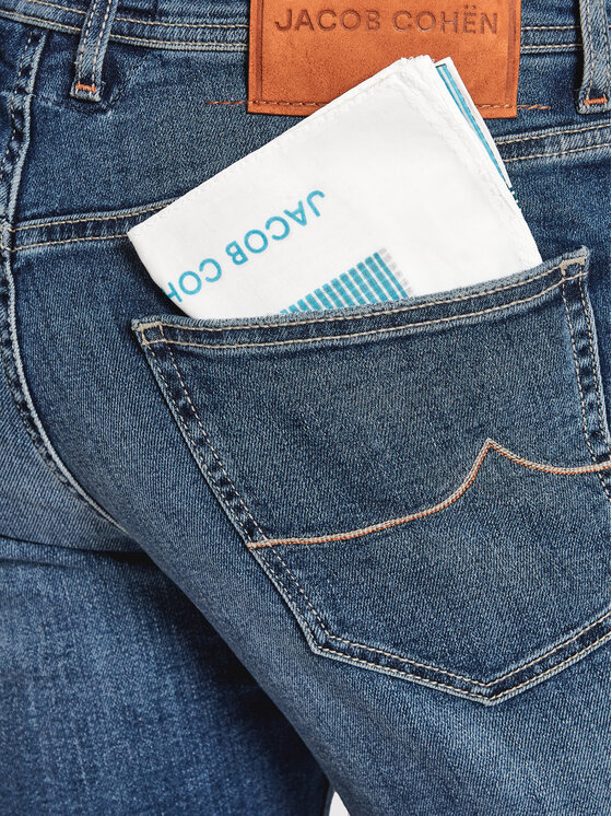 Pantaloncini di jeans Nicolas o E01 33 S 3621 Blu