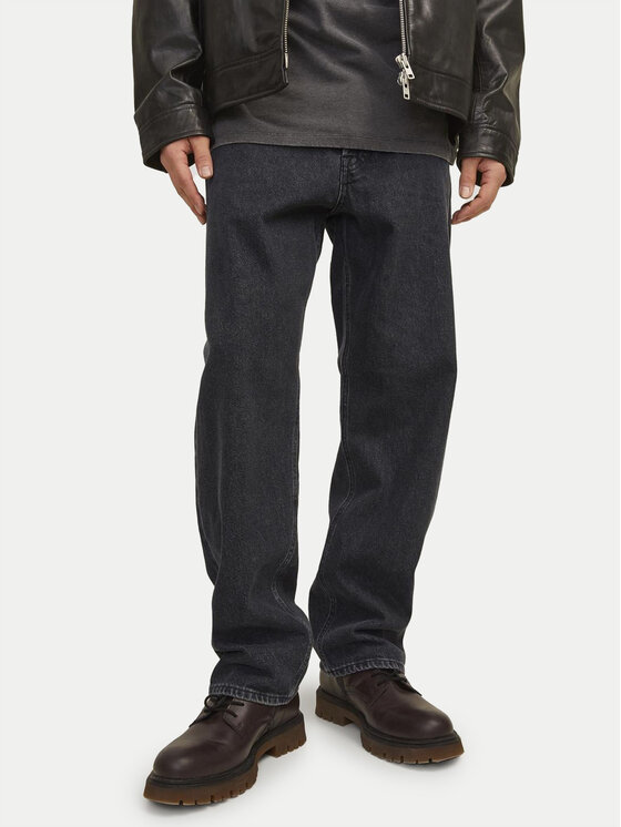 Jack & Jones Jack & Jones Farmer Eddie 12252764 Fekete Loose Fit