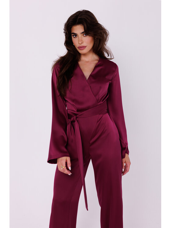 Makover Makover Overal K171 Bordová Modern Fit