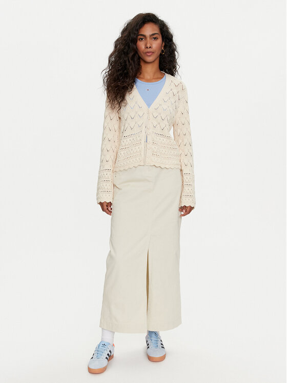 Vero Moda Vero Moda Kardigán Lua 10310863 Ekru Regular Fit