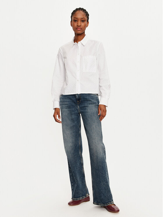 OUI OUI Košulja 89529 1340707 Bijela Regular Fit