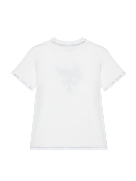 Guess Guess Majica L6GI06 K8HM4 Bela Relaxed Fit
