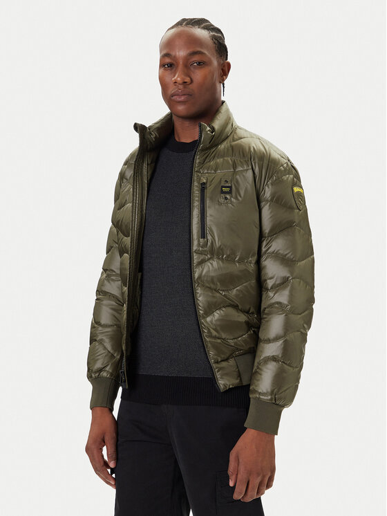Blauer Blauer Pehelykabát 25WBLUC03075 006355 Khaki Regular Fit