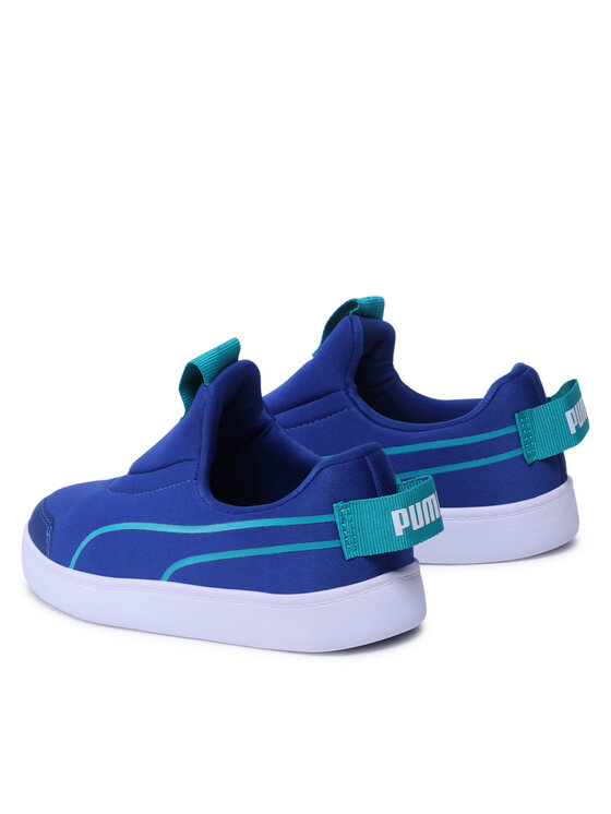 Puma Puma Sneakersy Courtflex v2 Slip On Ps 374858 11 Niebieski