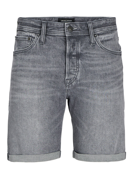 Jack & Jones Jack & Jones Džínsové šortky Rick 12269612 Sivá Regular Fit