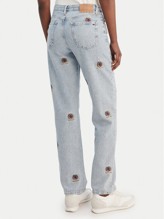 Tommy Jeans Tommy Jeans Blugi Kira DW0DW22680 Albastru Straight Fit