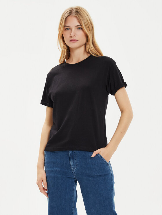 Brave Soul Tricou LTS-149AMBER1 Negru Straight Fit
