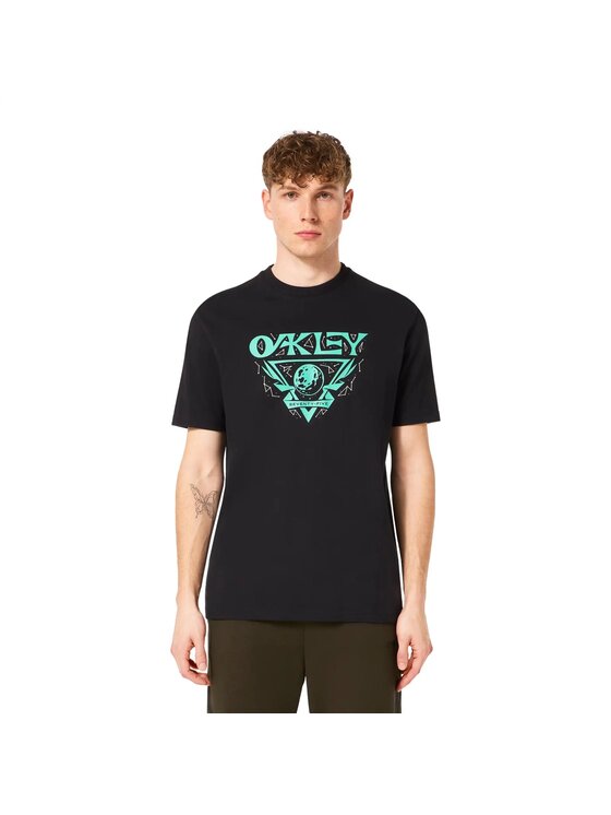 Oakley Oakley T-Shirt FOA404837 Czarny Regular Fit