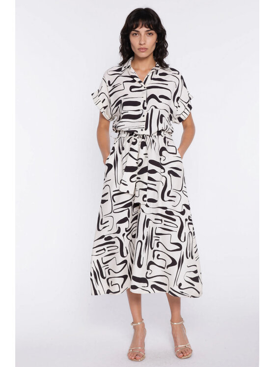 NIFE NIFE Každodenní šaty S294 Barevná Modern Relaxed Fit