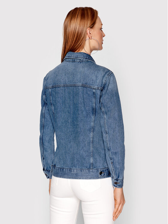 Sisley Sisley Teksajakk 2AGW537B7 Sinine Regular Fit