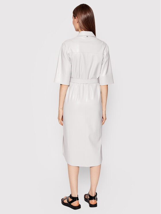 Vestito in similpelle Dafaro1 50473255 Grigio