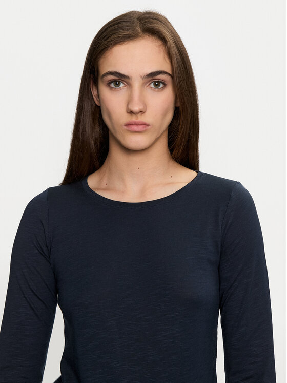 Sisley Sisley Majica 3TNHL119S Tamnoplava Regular Fit