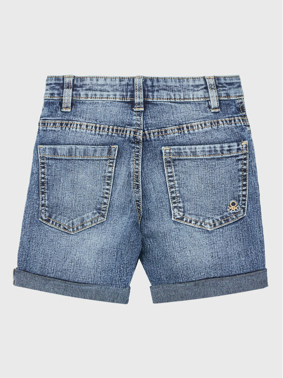 United Colors Of Benetton United Colors Of Benetton Szorty jeansowe 4XA2G900U Niebieski Slim Fit