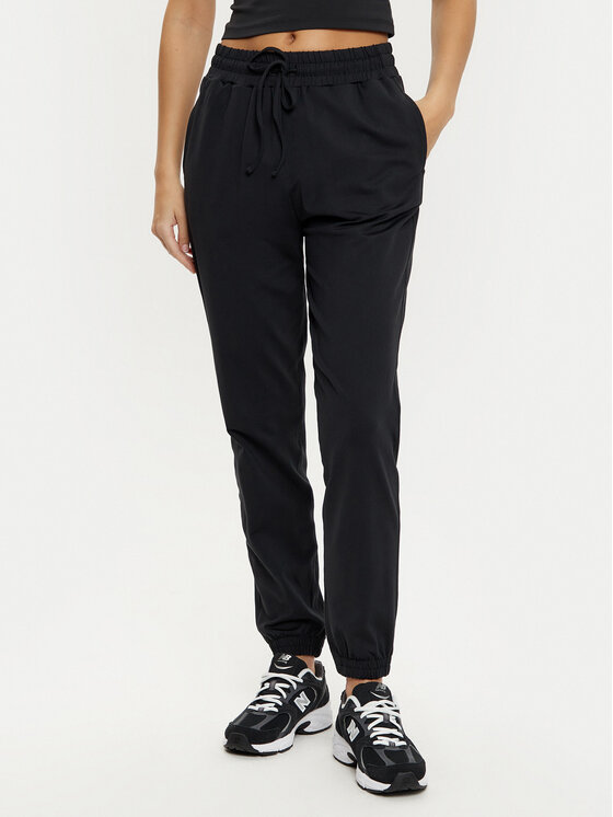 Girlfriend Collective Teplákové nohavice ReSet 6016 Čierna Slim Fit