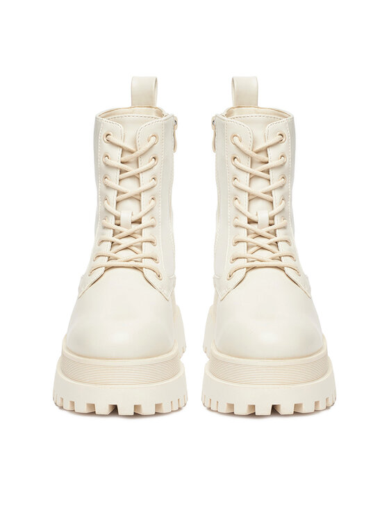 DeeZee DeeZee Schnürschuhe 13295-13 Écru