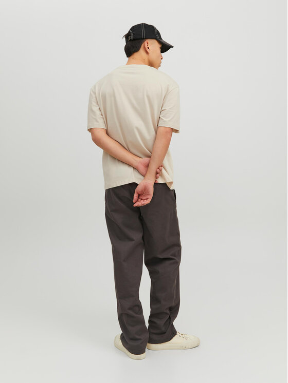 T-shirt 12230685 Beige Relaxed Fit