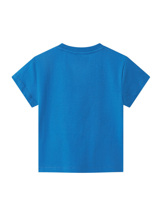 NAME IT NAME IT Tricou Fish 13241295 Albastru Regular Fit