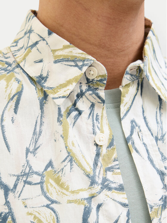 Jack&Jones Jack&Jones Camicia Joshua 12271089 Écru Wide Fit