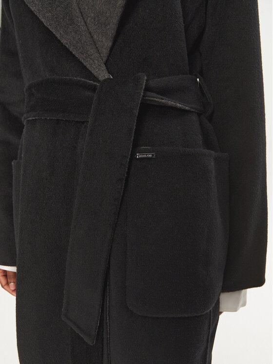 MICHAEL Michael Kors MICHAEL Michael Kors Płaszcz wełniany 77B6510M22 Szary Regular Fit