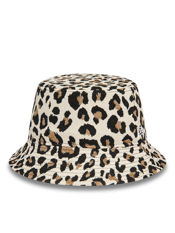 New Era Platmale Bucket Leopard 60565551 Bēšs