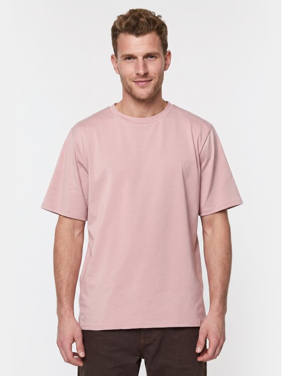 BASICLO BASICLO T-Shirt W-2031-0919 Różowy Oversize
