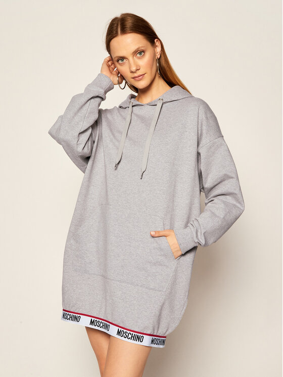 Vestito di maglia 17 039 006 Grigio Regular Fit