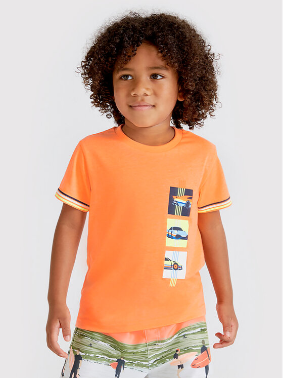 T-shirt 3024 Arancione Regular Fit