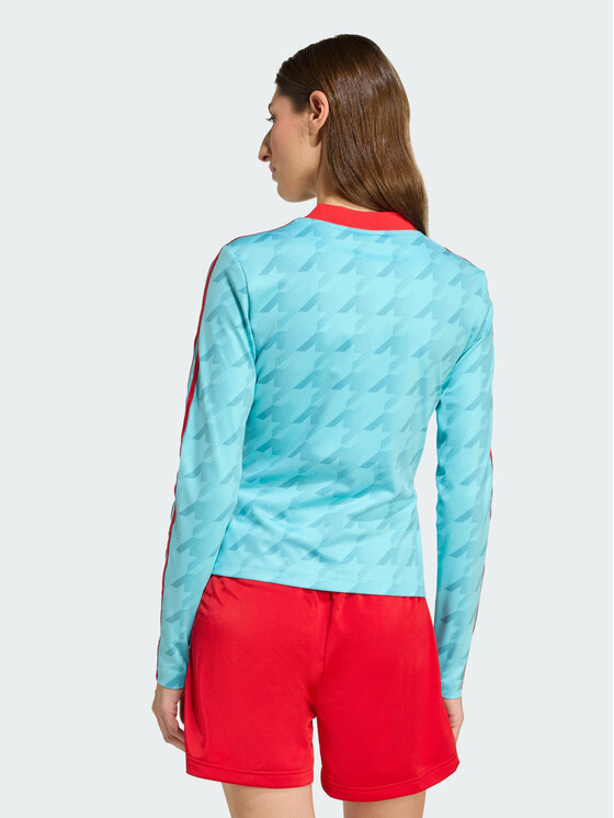 adidas adidas Top 154713 Niebieski jasny Slim Fit