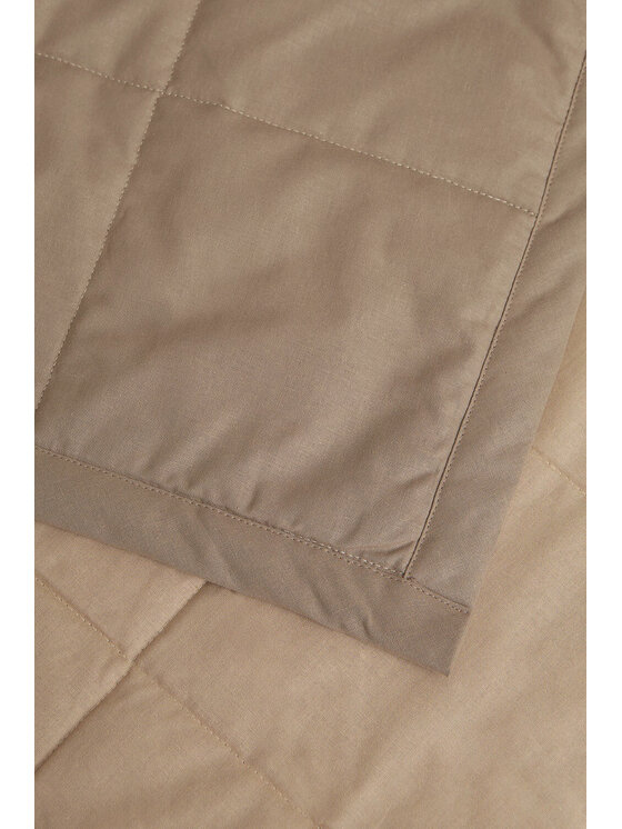 White pocket White pocket Narzuta na łóżko pikowana Brązowy