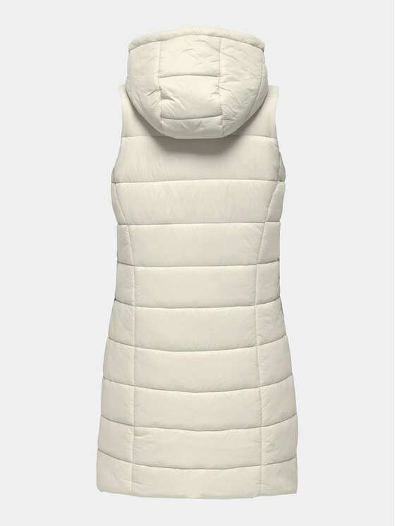 JDY JDY Vestă Zulu Spring 15311856 Écru Regular Fit