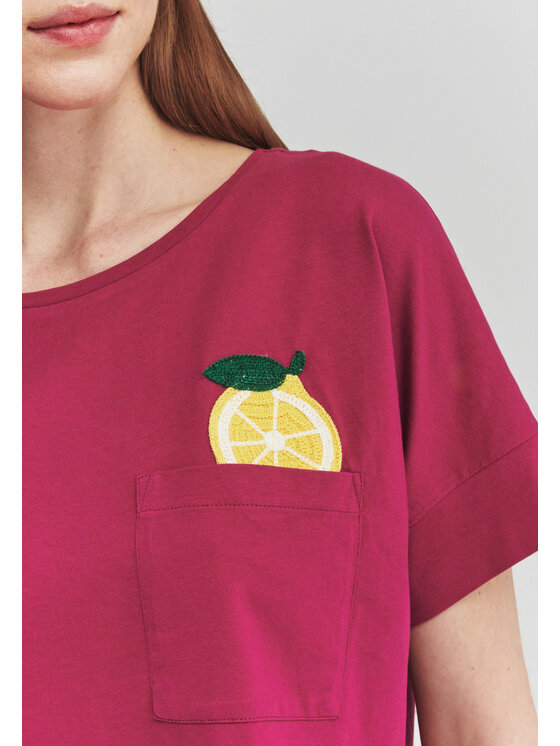 TATUUM TATUUM Tričko MONKI 1 Ružová Classic Fit