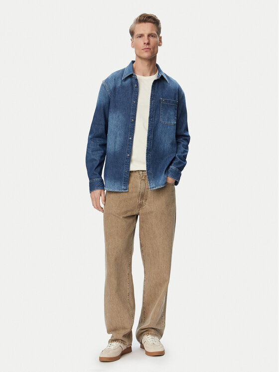 Tommy Jeans Tommy Jeans camicia di jeans DM0DM23390 Blu Regular Fit