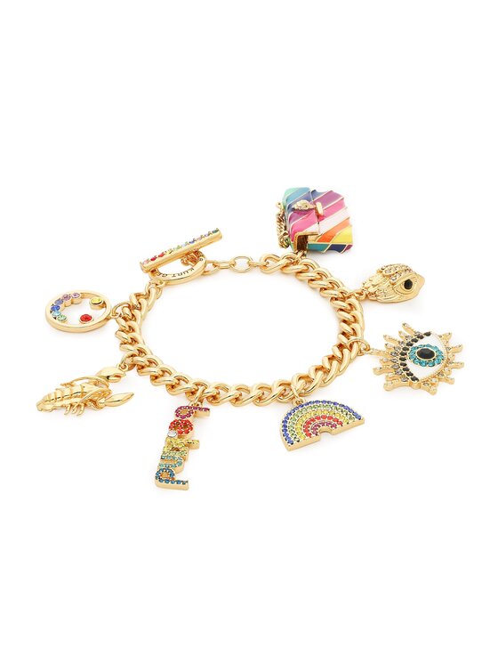 Kurt Geiger Гривна Multi Charms Bracelet 8840761429 Златист