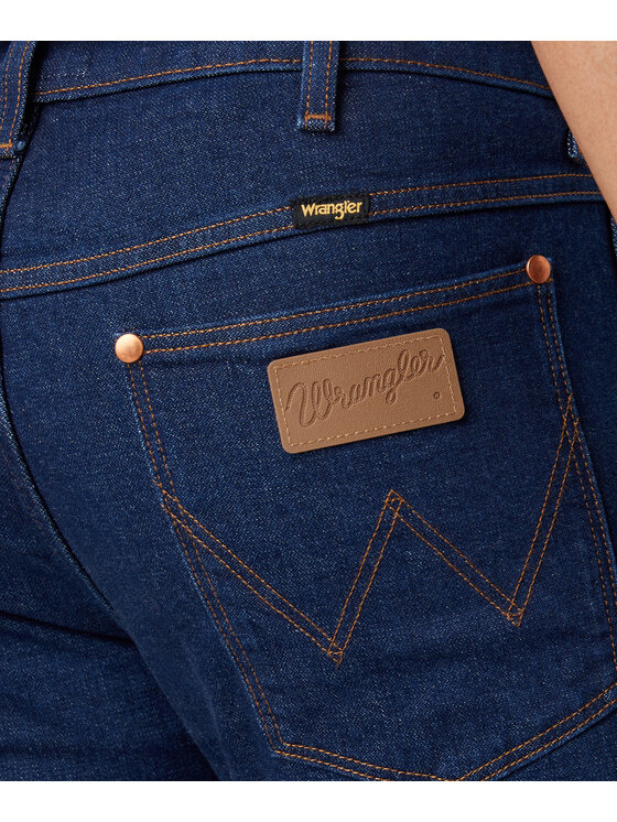 Wrangler Wrangler Jeansy W1MZ68401 Granatowy Slim Fit