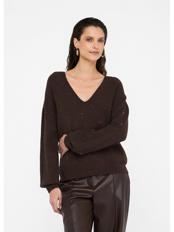 Liu Jo Liu Jo Maglione MF5233MA27RA4367 Marrone Regular Fit