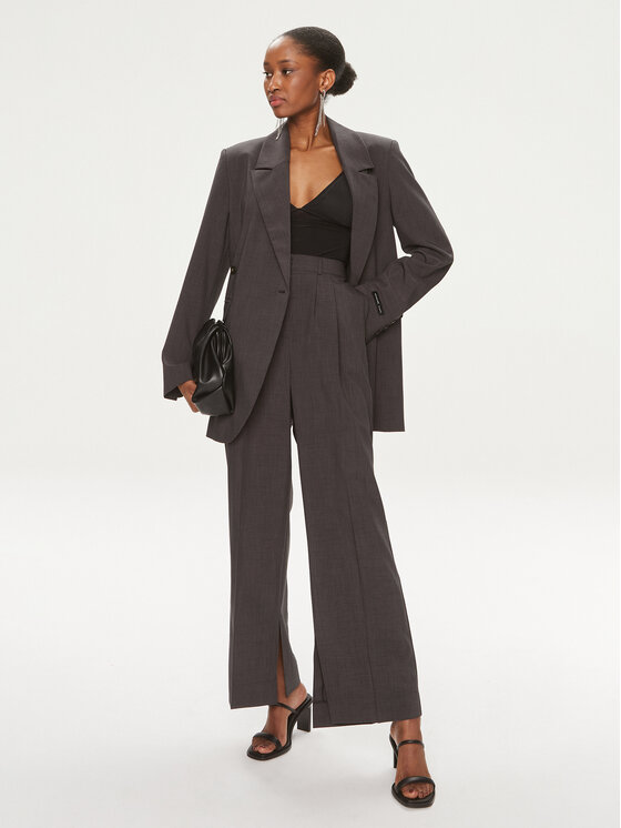 Herskind Herskind Spodnie materiałowe Rupert 5119519 Szary Relaxed Fit