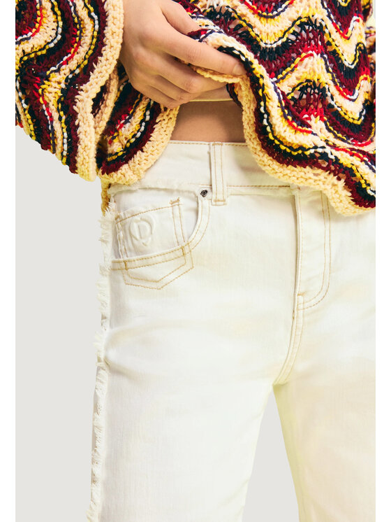 Desigual Desigual Pantaloni chino FAIRON Bianco Boot Fit