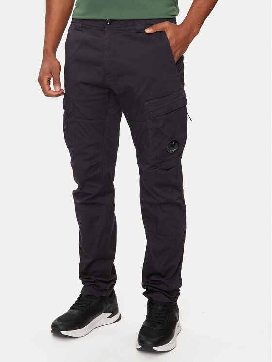 C.P. Company Pantaloni din material 16CMPA063A005694G Bleumarin Slim Fit