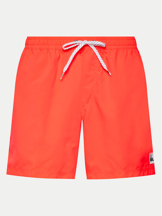 Quiksilver Short de bain Everyday Solid Volley AQYJV03153 Orange Regular Fit Modivo