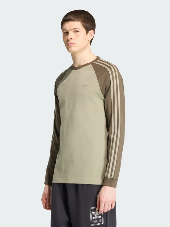adidas adidas Longsleeve 159298 Zielony Regular Fit