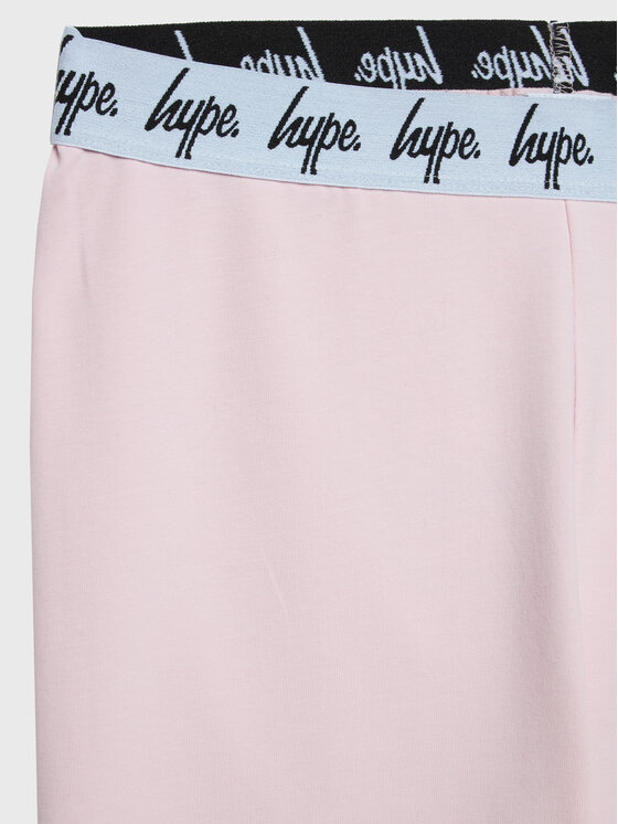 HYPE HYPE Legginsy CORE21-102 Różowy Slim Fit