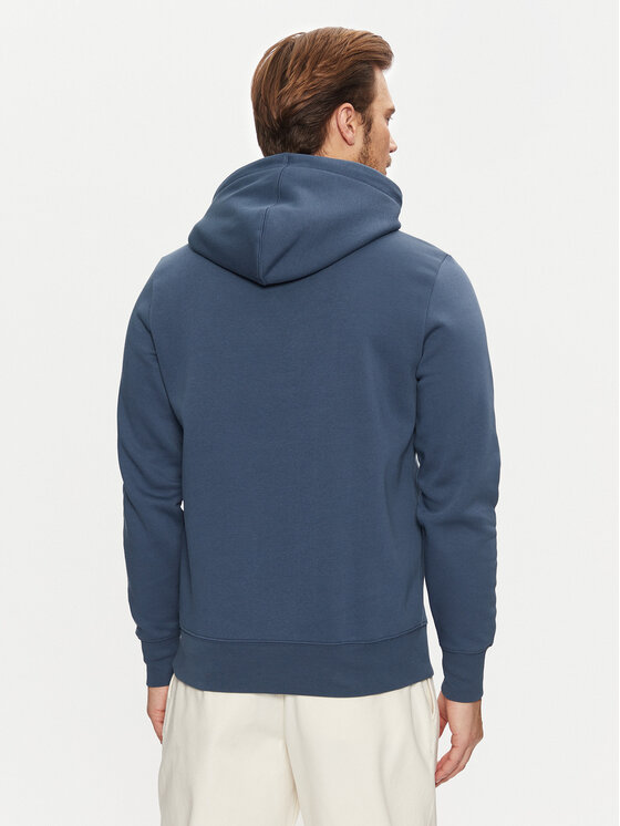 Tommy Hilfiger Tommy Hilfiger Mikina Script Logo MW0MW33631 Modrá Regular Fit