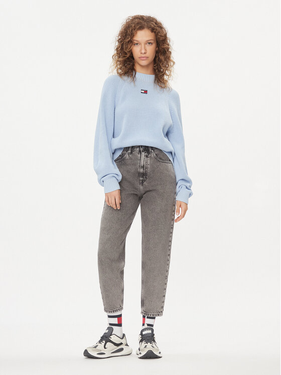 Tommy Jeans Tommy Jeans Džinsi DW0DW16215 Pelēks Mom Fit