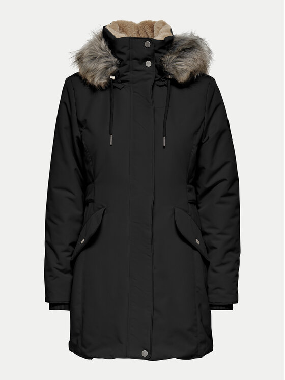 ONLY ONLY Parka New Priska 15300627 Černá Regular Fit