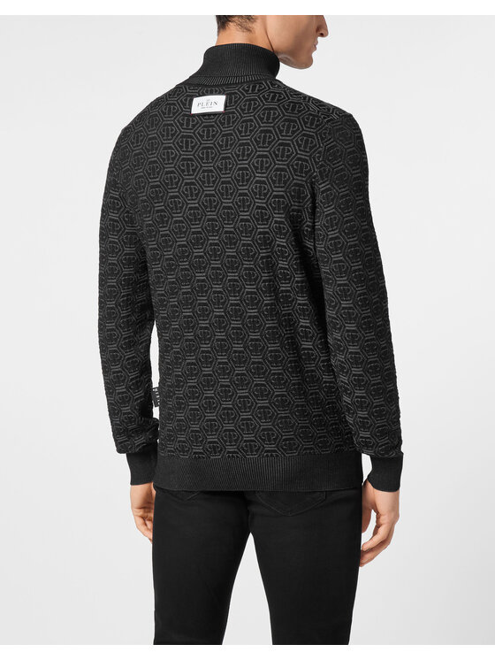 PHILIPP PLEIN PHILIPP PLEIN Longsleeve 11485 Nero Regular Fit