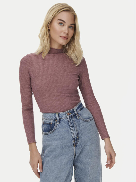 ONLY ONLY Bluză Emma 15180040 Roz Slim Fit