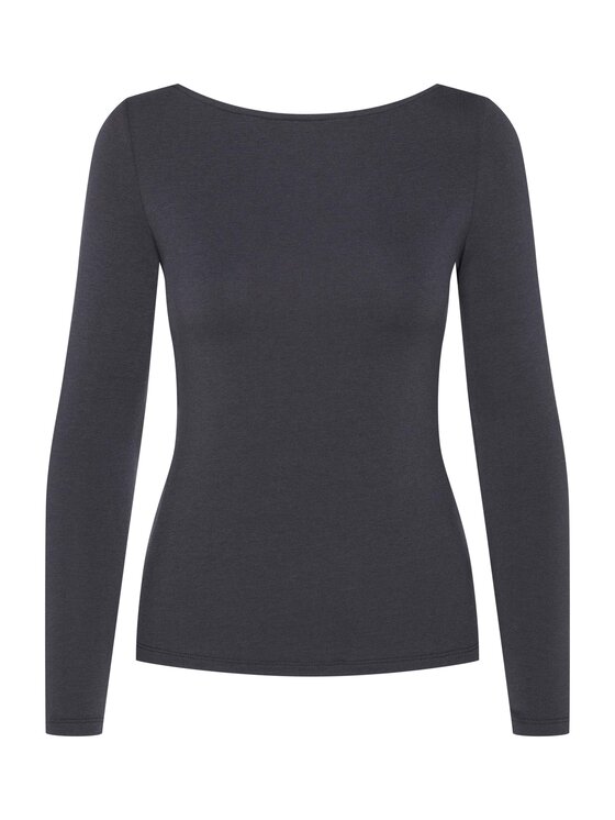 Esotiq Esotiq Bluzka 42199 Szary Regular Fit