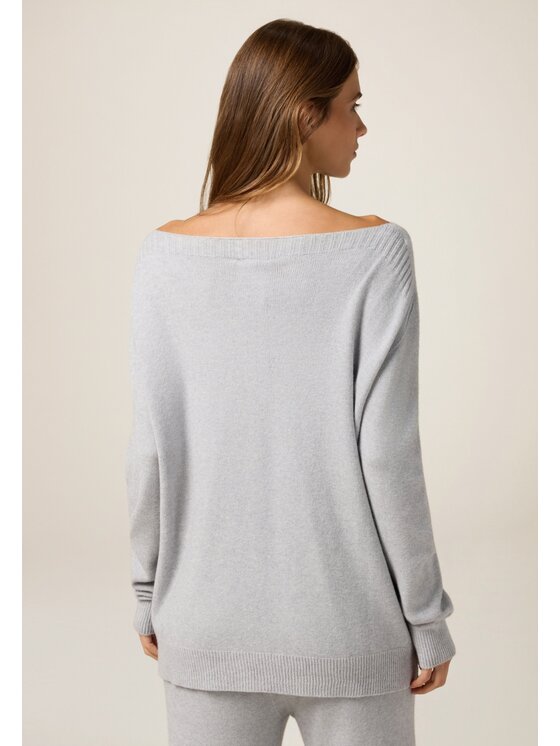 Oltre Oltre Cardigan M051E002037N003 Grigio Regular Fit