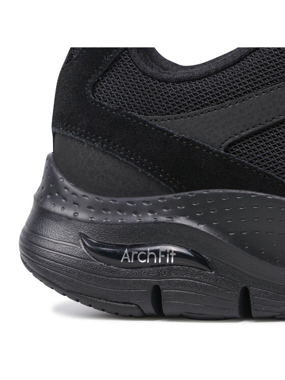 Skechers Skechers Sneakersy Servitica 232101/BBK Czarny
